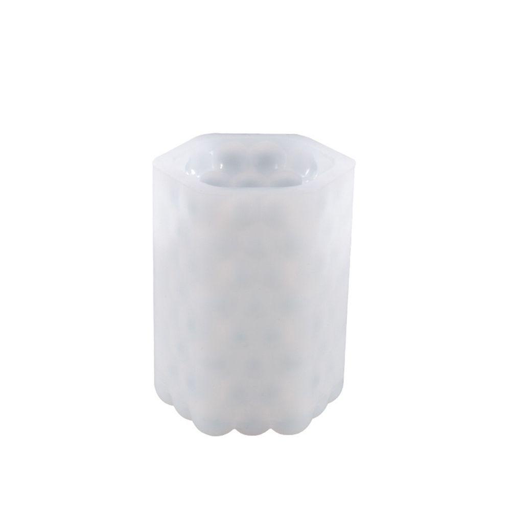 LEISURE Khuôn Silicone Làm Nến Hình Trụ