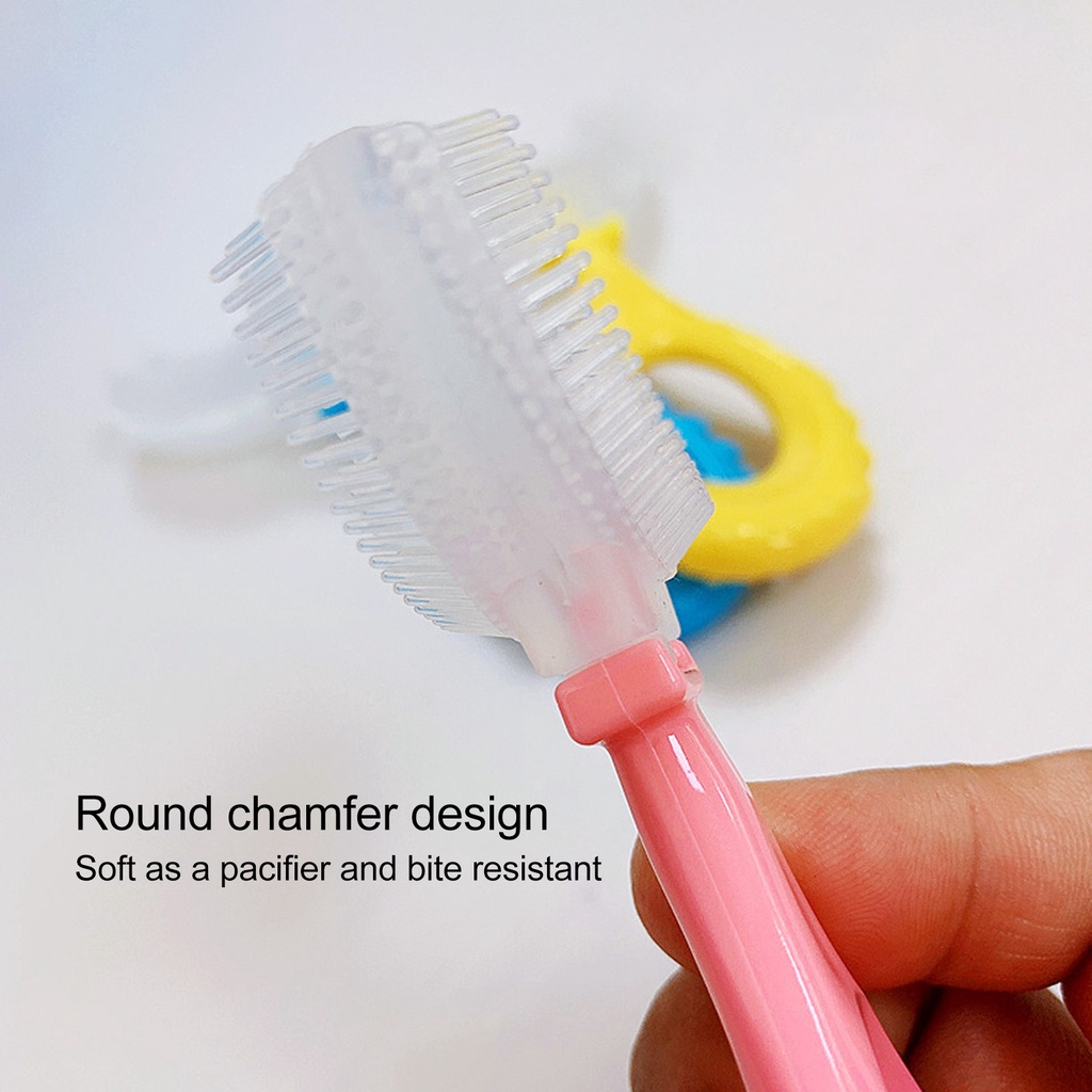 [Hàng mới về] Bàn chải đánh răng trắng toàn diện hình chữ u cho trẻ em