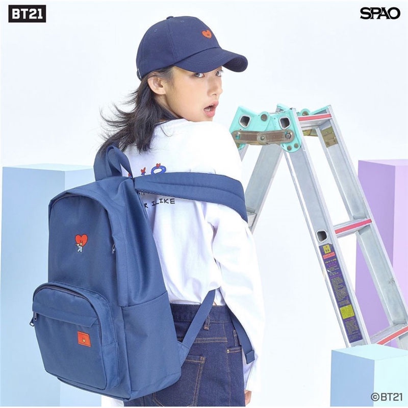 Ba Lô Đi Học Họa Tiết Bt21 BTS Dễ Thương Xinh Xắn