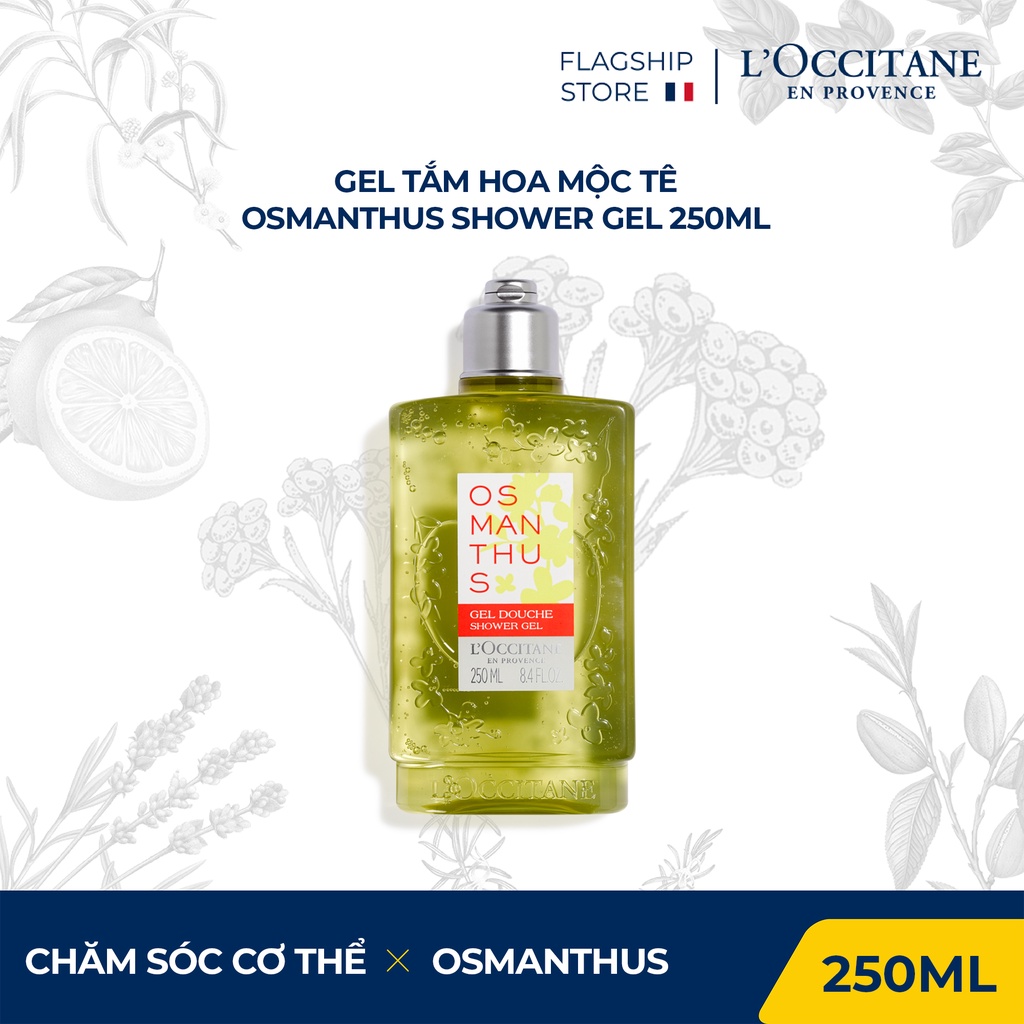 Gel Tắm L'Occitane Hương Hoa Mộc Tê Osmanthus Shower Gel 250ml
