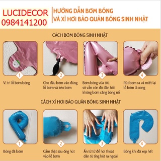 Set Trang Trí Sinh Nhật Người Thương ( Kèm Phụ Kiện)