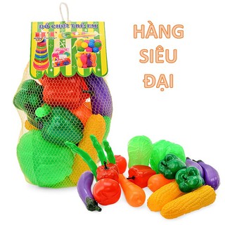 Đồ chơi túi lưới các loại rau củ loại lớn HT