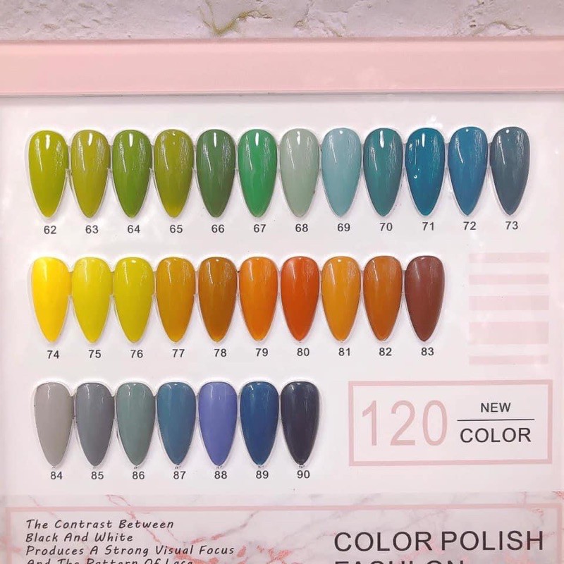 Sơn gel BNS 120 màu