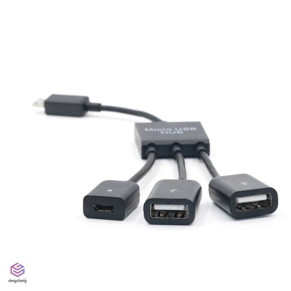 Bộ Chia 3 Cổng Micro Usb Otg Cho Điện Thoại / Máy Tính Bảng