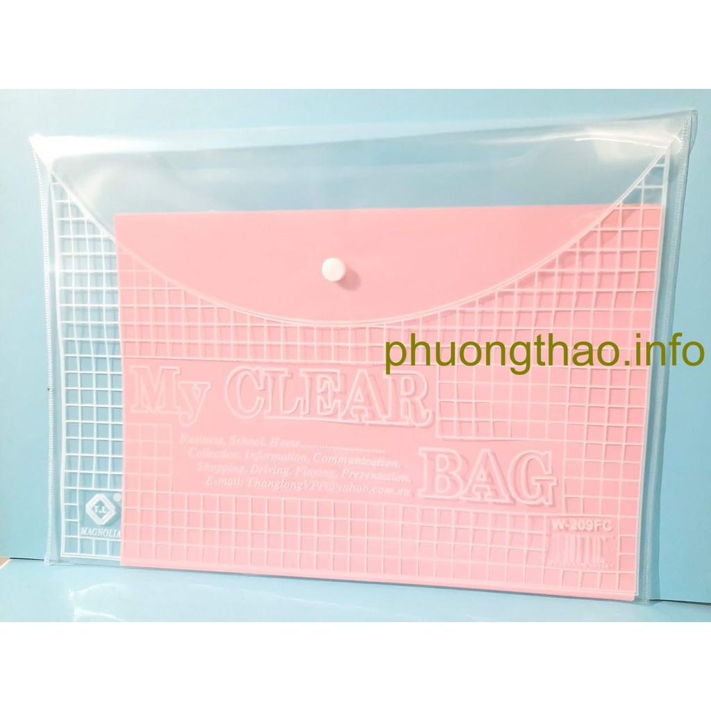 20 Túi Khuy Bấm/ Túi Đựng Tài Liệu ( My clear bag )