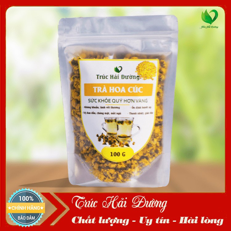✅[HÀNG CAO CẤP] Trà Hoa Cúc Tiến Vua Loại Thượng Hạng 100g Pha Kỷ Tử, Mật Ong Để Detox, Thải Độc, Thanh Nhiệt, Ngủ Ngon