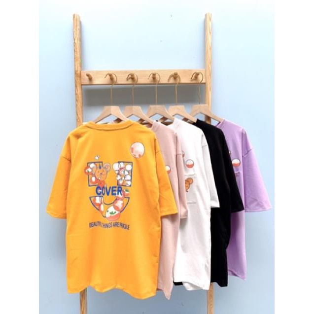 ( SALE 69K ) Áo Thun Tay Lỡ UNCOVER Form Unisex HOT | BigBuy360 - bigbuy360.vn