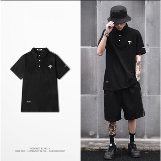 [NY1434] Áo thun ngắn tay cổ áo polo thêu hình Thời Tiết (NELLY)