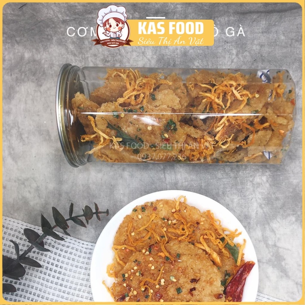 Cơm cháy chiên nước mắm lắc khô gà CCKG3/450 thơm ngon, giòn tan, loại dày 300/450g - Kas Food | BigBuy360 - bigbuy360.vn