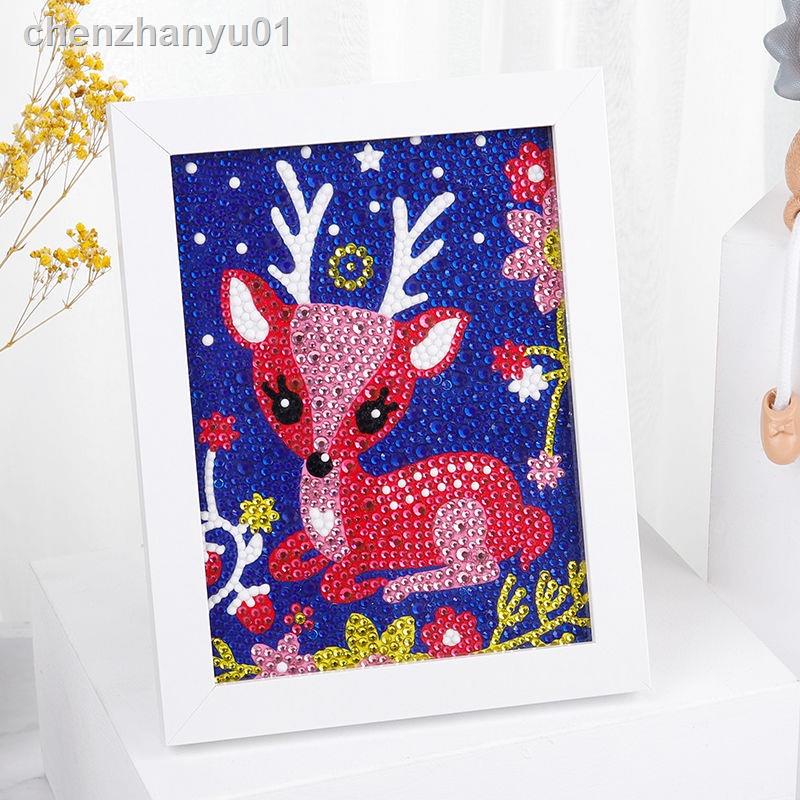 ✺❐▲Bộ Tranh Đính Đá 5D Tự Làm Họa Tiết Hoạt Hình Dễ Thương Cho Bé