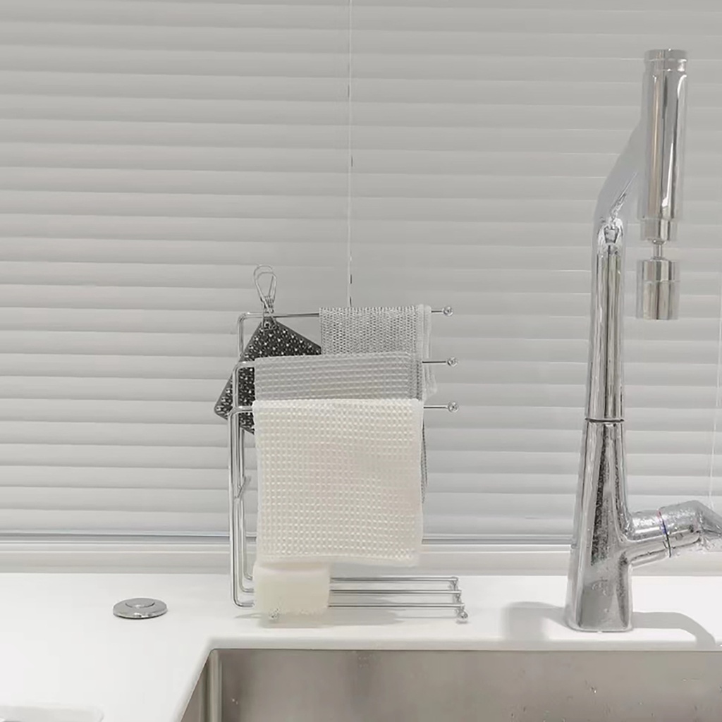 Giá Treo Khăn Gắn Bồn Rửa Chén Tiện Dụng Cho Nhà Bếp
