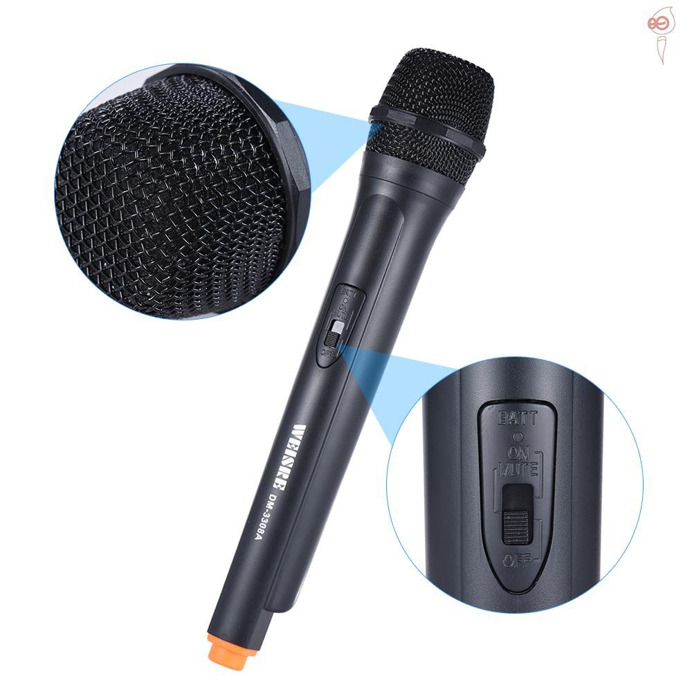 X&S Handheld Wireless Unidirectional Dynamic Microphone Voice Amplifier for Karaoke Meeting Ceremony Promotion