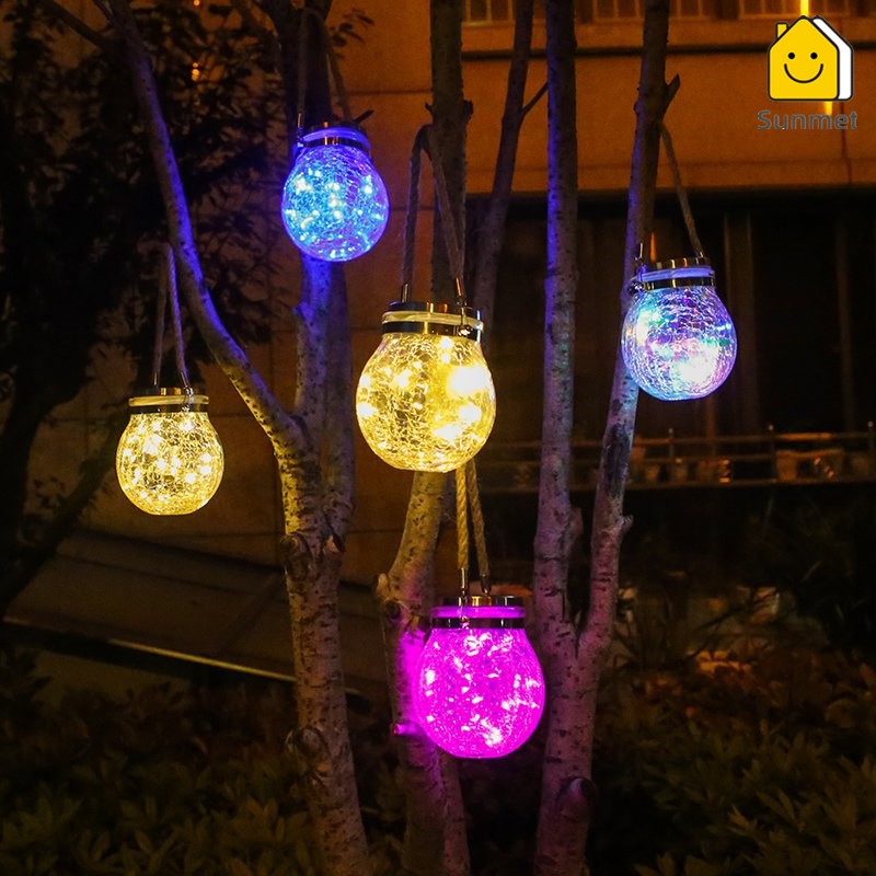 Đèn Led Lọ Ước Nguyện Thủy Tinh Năng Lượng Mặt Trời 13.5cm*12cm Thích Hợp Trang Trí noel, Quán Cà Phê