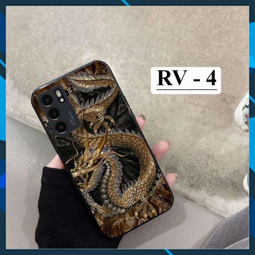 Ốp lưng Oppo A54/A55 - Oppo A74/A95 - Oppo A94 - Oppo Reno 4/4 Pro - Reno 5 - Reno 6/6z in hình Rồng Vàng 3D