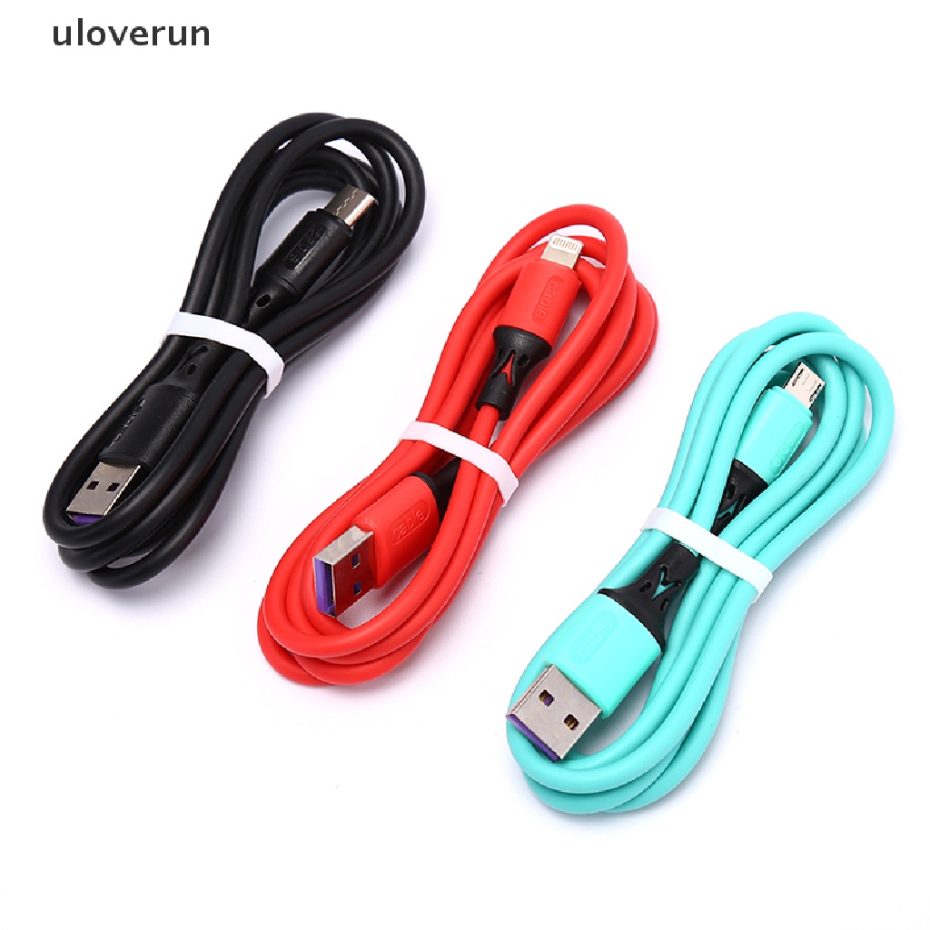 Dây Cáp Sạc Dữ Liệu USB 5A 1.2m / 1.8m Bằng Silicone