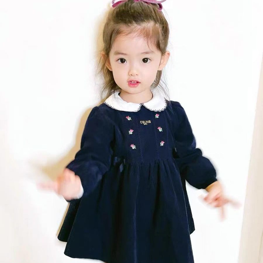 [Babycat] Hàng Có Sẵn Đầm Bé Gái Phong Cách Nhật Bản Hàn Quốc Mới Mùa Xuân Thu Phiên Bản Preppy Sty