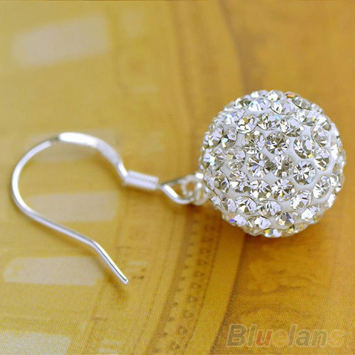 Bông Tai Mạ BạC ĐíNh Đá ThờI Trang