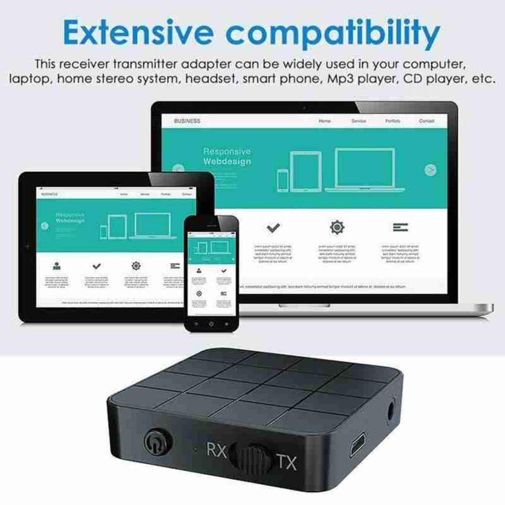 Bộ thu phát âm thanh Bluetooth 5.0 4.2 2 trong 1 T1Q5 3.5 cho xe hơi Z4M9