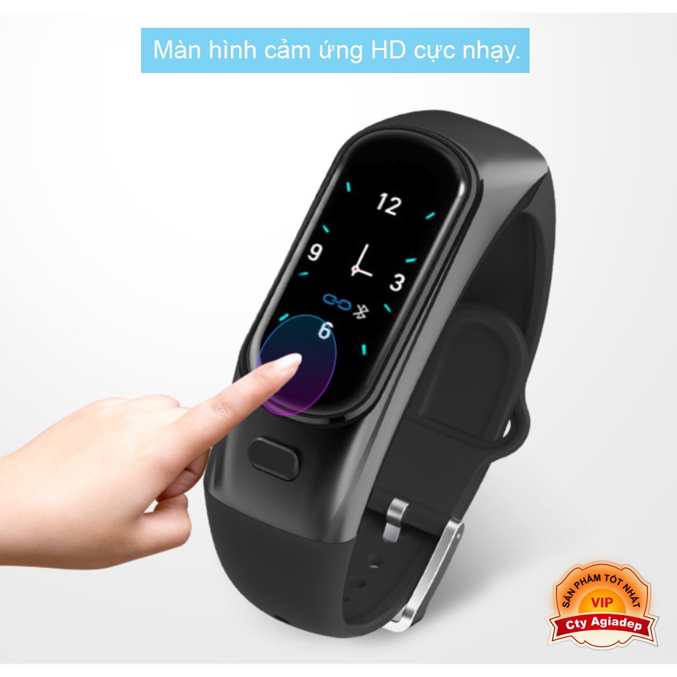 [Mã ELMS9 giảm 6% đơn 300K] Đồng hồ sức khỏe tích hợp Tai nghe Bluetooth Mike - Đa năng cao cấp Model 109