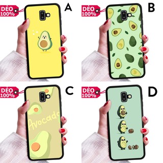 ỐP LƯNG SAMSUNG J6 PLUS HỌA TIẾT TRÁI BƠ XINH XẮN