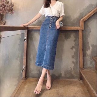 CHÂN VÁY JEANS