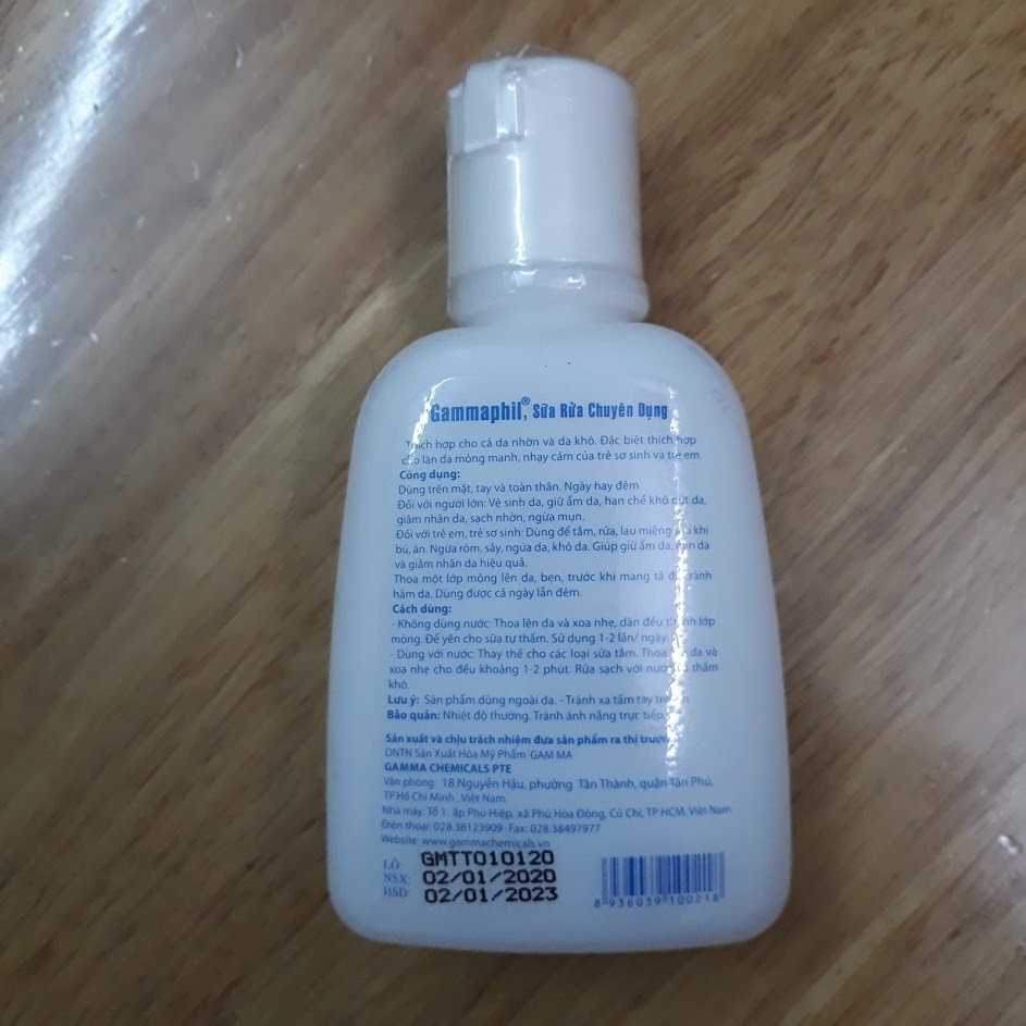Sửa rửa mặt Gammaphil 125ml