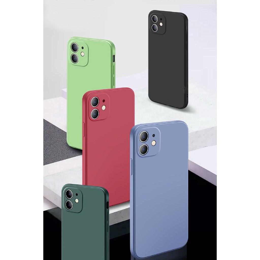 Ốp điện thoại TPU mềm dáng vuông mặt nhám trong suốt bảo vệ camera cho iPhone 11 Pro Max X Xs Max XR 8 7 Plus SE 2020 | BigBuy360 - bigbuy360.vn