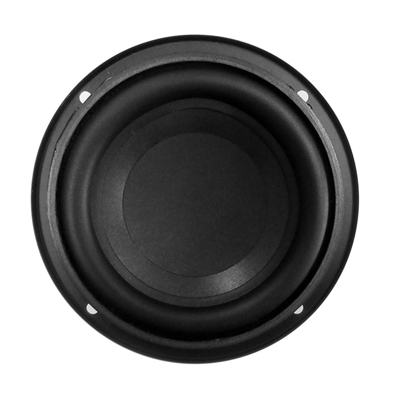 4 Inch 40W Round Subwoofer Speaker Woofer High Power BASS Home Theater 2.1 Subwoofer Unit 2 Crossover Loudspeakers