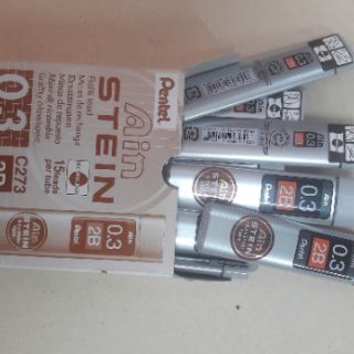 Ruột chì kim Pentel 0.3mm - 2B