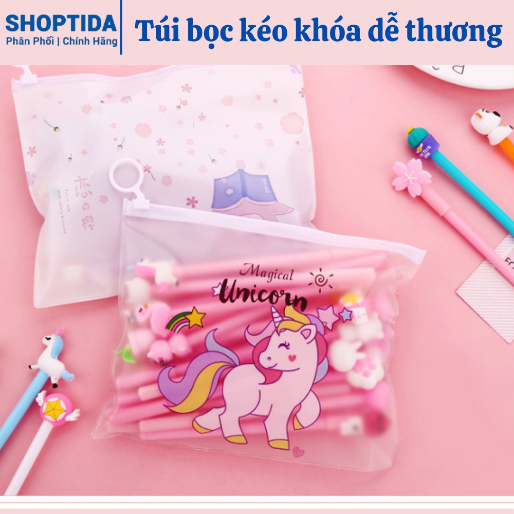 Bút bi nước ghi đơn hàng nhiều màu ngộ nghĩnh 0.5mm 1 chiếc hình ngẫu nhiên Shoptida