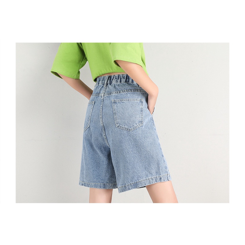 Quần Jean Ngố Nữ Lưng Cao Basic Chất Đẹp Kiểu Dáng Đơn Giản