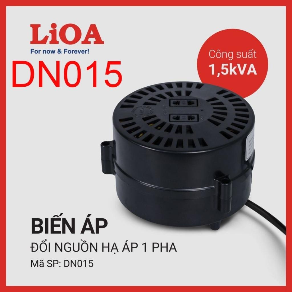 Biến áp đổi nguồn LIOA 1000/1200/1500/2000VA (nguồn vào 220V / nguồn ra 100-120V