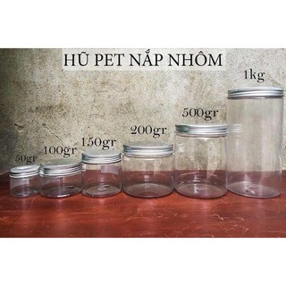 SET 15 HŨ NHỰA PET NẮP NHÔM 100ML