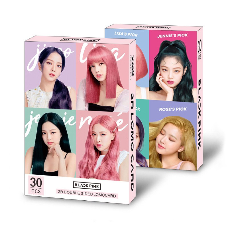 Lomo card Blackpink 30 thẻ ảnh nhóm nhạc Kpop Blackpink