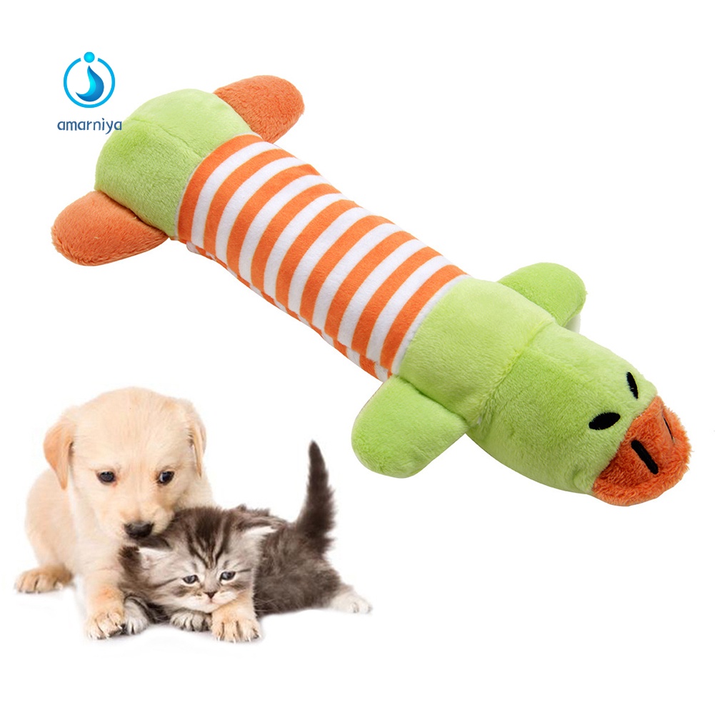 Đồ Chơi Thú Nhồi Bông Hình Vịt Dễ Thương Chống Cắn Cho Thú Cưng
