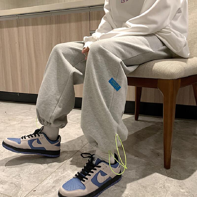 Quần thể thao ống rộng thoải mái thời trang Hàn Quốc cho nam size M-2XL