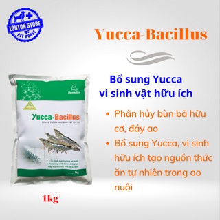 VEMEDIM Yucca-Bacillus, ổn định nguồn nước nuôi tôm, phân hủy chất hữu cơ đáy ao, gói 1kg Yucca Bacillus - Lonton store