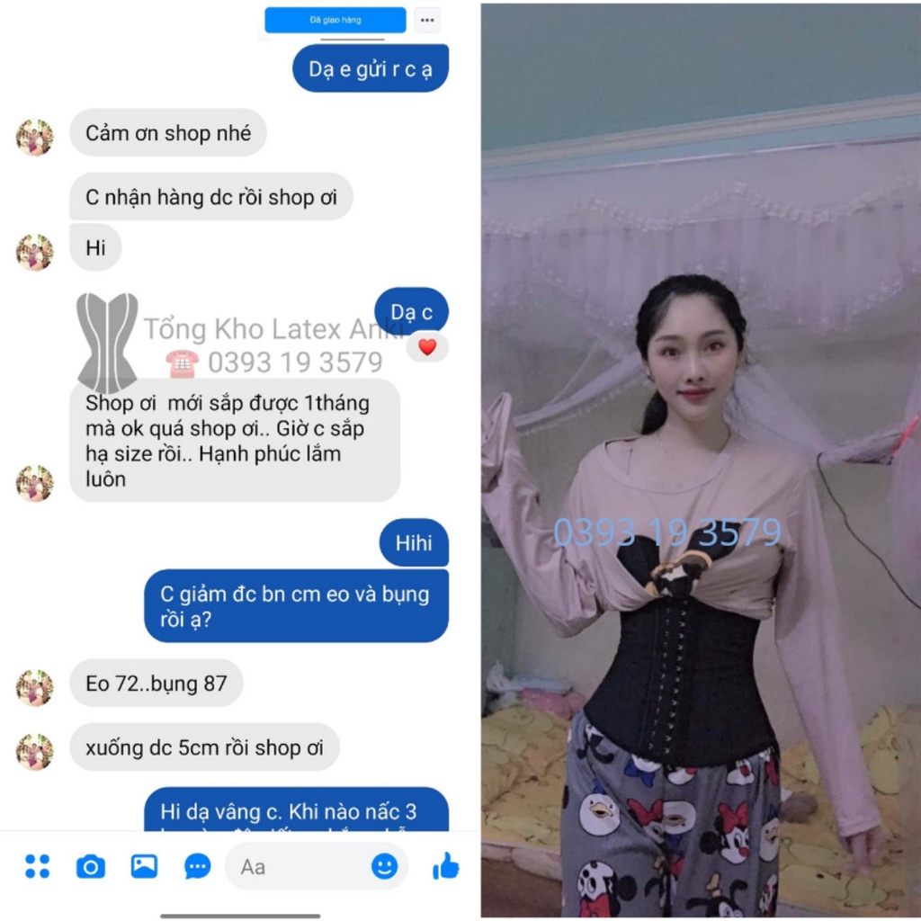 Đai nịt bụng latex chính hãng Hy Lạp, gen nịt bụng sau sinh giảm mỡ