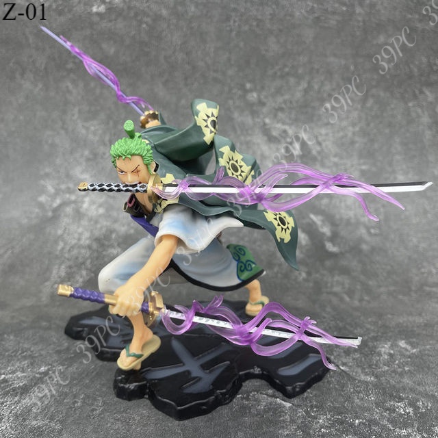 Mô Hình Trang Trí PC One Piece, One Piece Anime Figure Zoro, Luffy