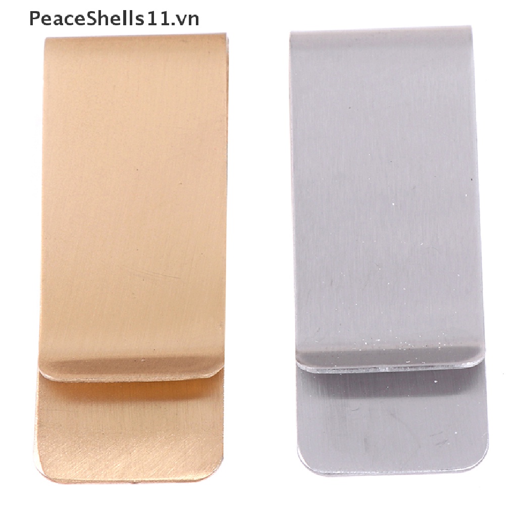 Kẹp Tiền / Thẻ Bằng Thép Không Gỉ Mỏng Cho Nam