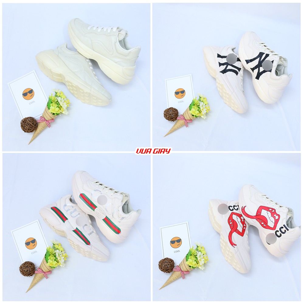[Mã FAGREEN245 giảm tới 30K đơn 99K] Giày Thể Thao Nam Nữ Gusi chunky Nâng Đế Cá Tính.