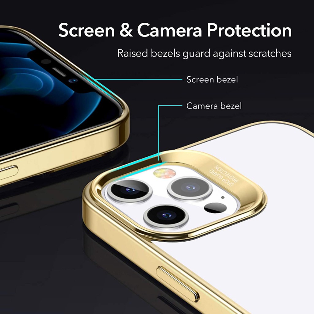 Ốp Lưng Cho iPhone 12 Mini / 12 &amp; 12 Pro / 12 Pro Max ESR Halo Clear Case.