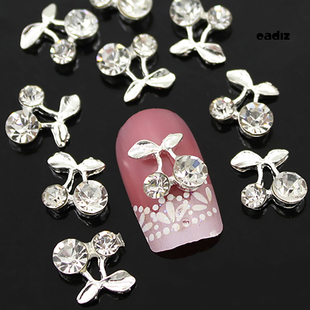 [Hàng mới về] Bộ 10 Đá Trang Trí Móng Tay Nhiều Màu Tinh Tế