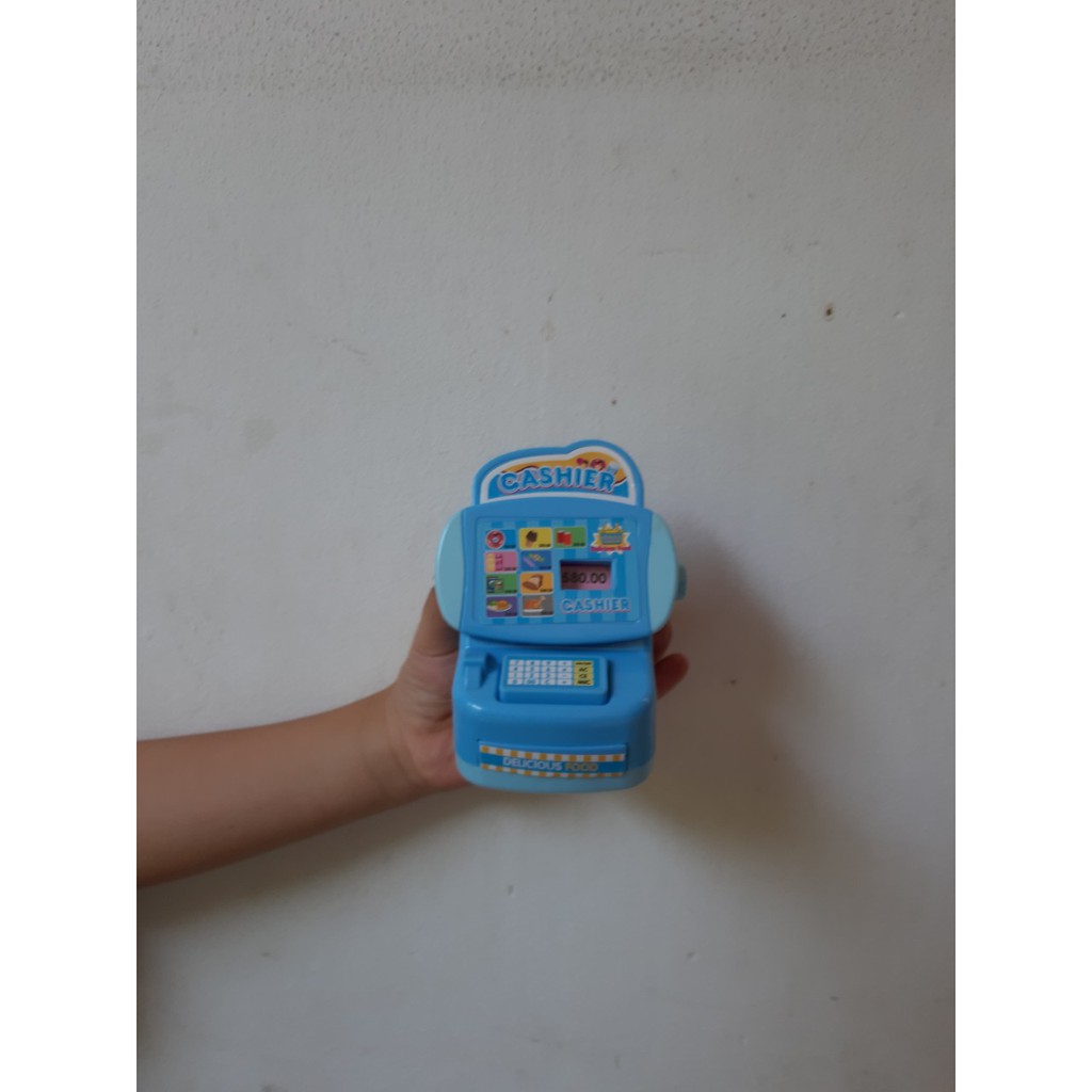 Đồ chơi máy tính tiền siêu thị (không dùng pin) quà tặng cho bé trẻ em