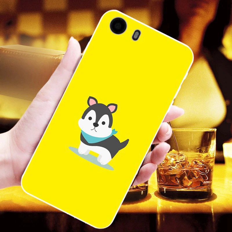 Ốp điện thoại bằng TPU thiết kế đơn giản hình vẽ trang trí đa dạng dành cho Wiko Lenny 2