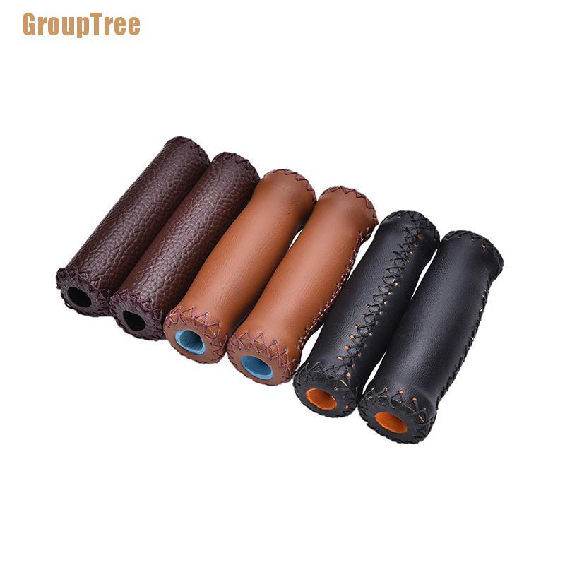 Vỏ Bọc Tay Lái Xe Đạp Leo Núi Bằng Da Nhân Tạo Kiểu Vintage