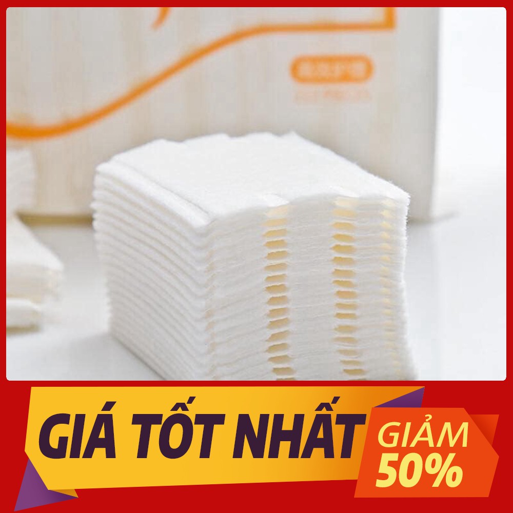 Bông tẩy trang 3 lớp cotton siêu dày