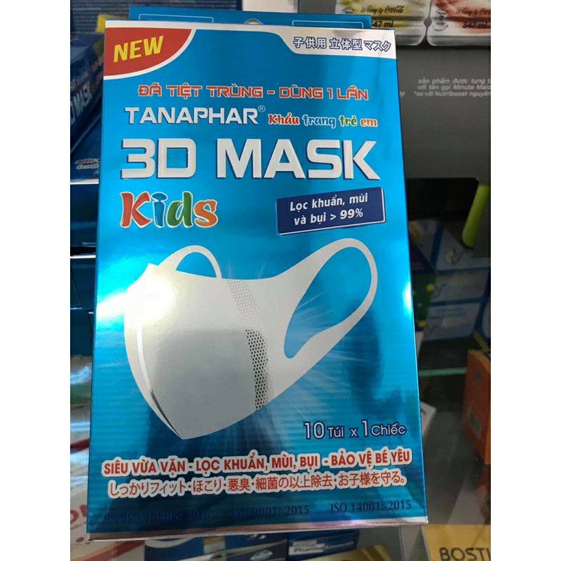 Khẩu trang 3D MASK KID TANAPHAR