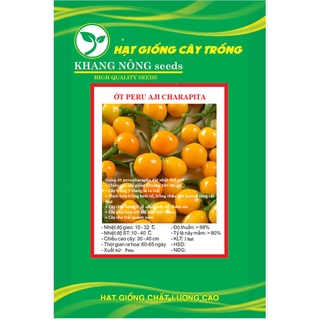 Hạt giống Ớt Peru Aji Charapita giống ớt mắc nhất thể giới KNS3260 - Gói 5 hạt