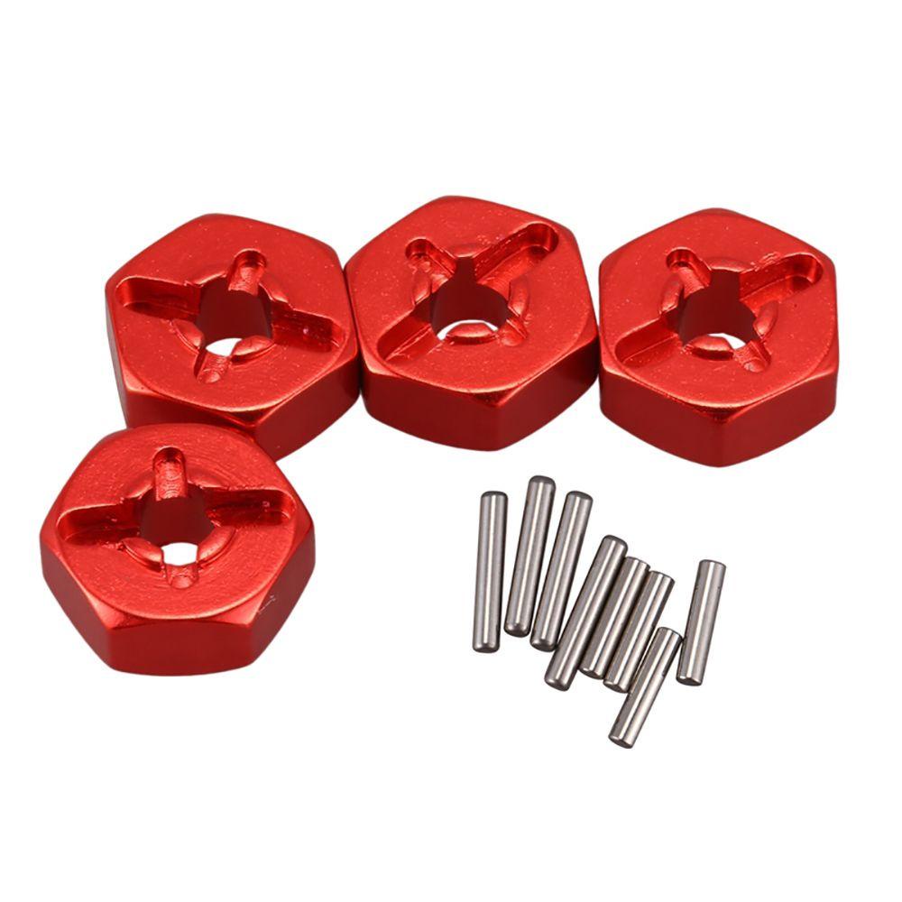 Set 4 Bộ Chuyển Đổi Bằng Hợp Kim Nhôm Dày 12mm Chuyên Dụng Cho Mô Hình Xe Hơi Điều Khiển Từ Xa 1 / 14